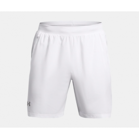 Short Under Armour Launch 7" Blanco