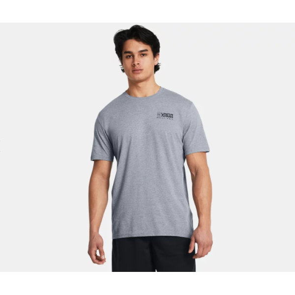 Camiseta Under Armour Bball Logo Court Gris
