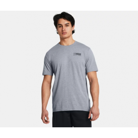Camiseta Under Armour Bball Logo Court Gris