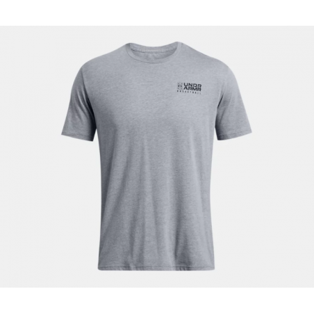 Camiseta Under Armour Bball Logo Court Gris