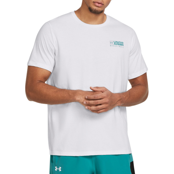 Camiseta Under Armour Bball Logo Court Blanca