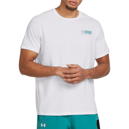 Camiseta Under Armour Bball Logo Court Blanca