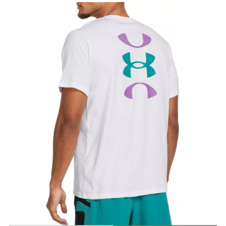 Camiseta Under Armour Bball Logo Court Blanca