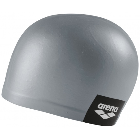 Gorro De Natación Arena Logo Silicona Gris