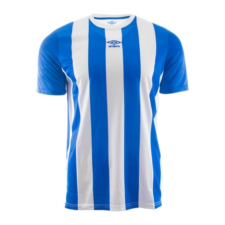 Camiseta Umbro Brave Azul / Blanca Junior