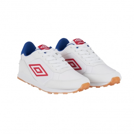 Zapatilla Umbro Addison White / Vermilion / TW Royal / Light Gum