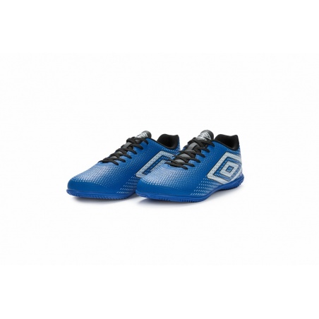 Zapatilla de Futbol Sala Umbro Aurora II IC - Junior - Classic Blue / White / Black / Silver