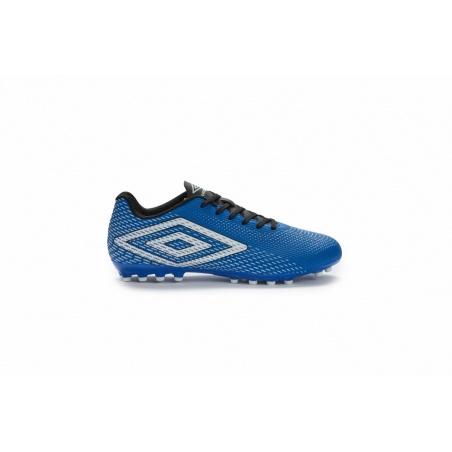 Bota de Fútbol Umbro Aurora II AG - Junior - Classic Blue / White / Black / Silver