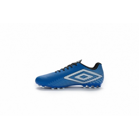 Bota de Fútbol Umbro Aurora II AG - Junior - Classic Blue / White / Black / Silver