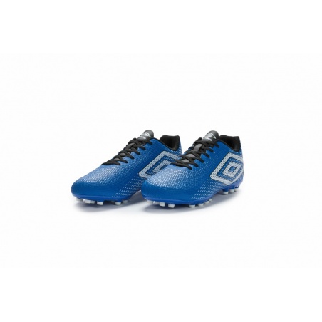 Bota de Fútbol Umbro Aurora II AG - Junior - Classic Blue / White / Black / Silver