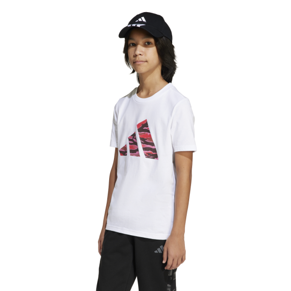 Camiseta Adidas Camo Logo Blanca