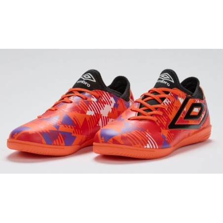 Zapatilla de Fútbol Sala Umbro Formation III IC - Junior - Orange / Black / Red / Purple / White