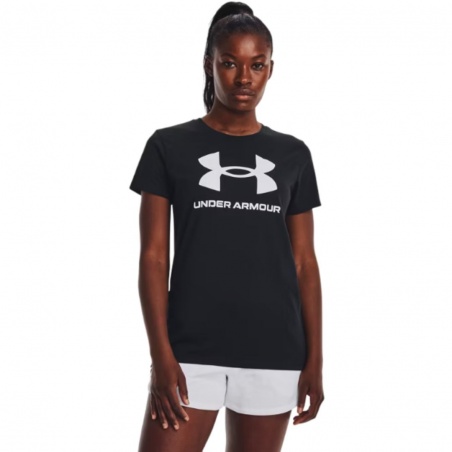 Camiseta Under Armour Rival Logo Negra