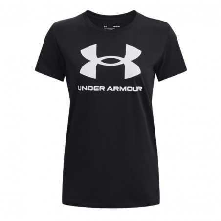 Camiseta Under Armour Rival Logo Negra