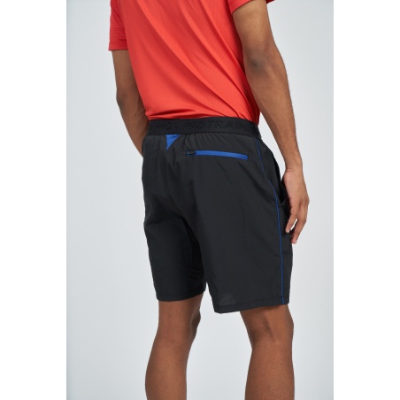 Pantalón Corto Umbro Pro Training Woven Short Black / Royal Blue