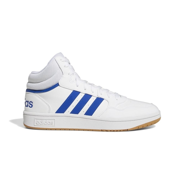 Zapatilla Adidas Hoops 3.0 Mid Blanca