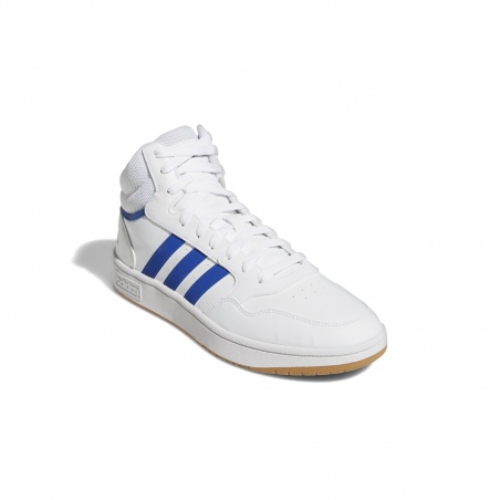 Zapatilla Adidas Hoops 3.0 Mid Blanca