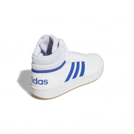 Zapatilla Adidas Hoops 3.0 Mid Blanca