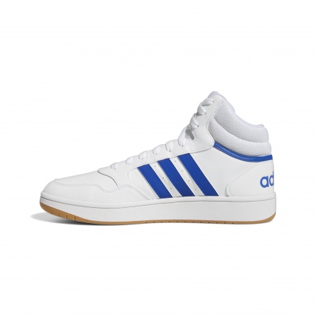 Zapatilla Adidas Hoops 3.0 Mid Blanca