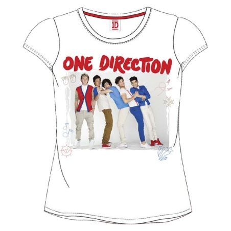 CAMISETA ONE DIRECTION BCO