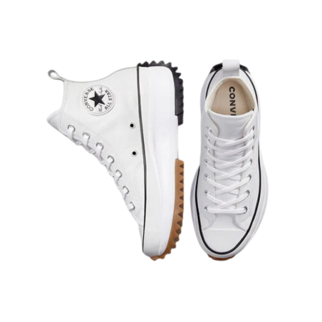 Zapatilla Converse Run Star Hike Platform Foundational Leather Blanca