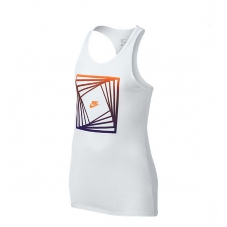 CAMISETA NIKE GRAPHICS JUNIOR 807477 100 BCO