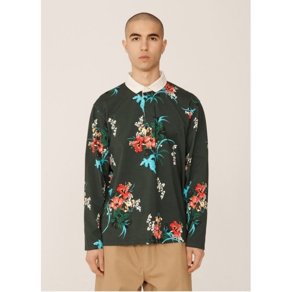 Polo Umbro YMC Aloha Print Jersey Shirt Floral Multi UMTM0605-OGG