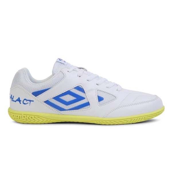 Zapatilla Fútbol Sala Umbro II CT White / Strong Blue / Sunny Lime
