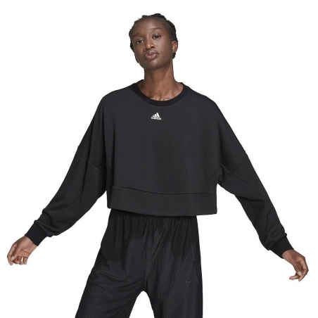 Sudadera Adidas Aeroready Negra