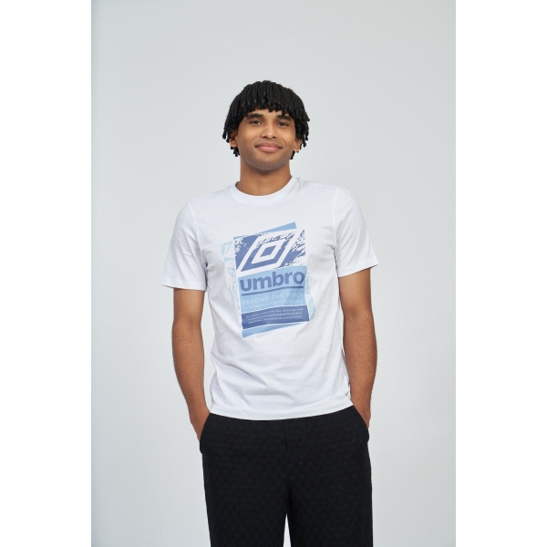 Camiseta Umbro FW Layered Box Logo Graphic Tee Brilliant...