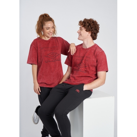 Camiseta Umbro Large Logo Tee Red Dahlia