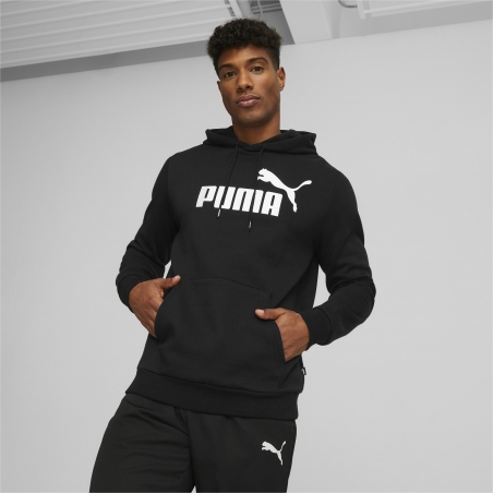 Sudadera Puma Ess Big Logo Negra