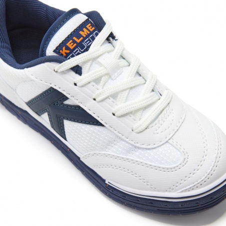 Zapatilla De Fútbol Sala Kelme Trueno Lace Blanca