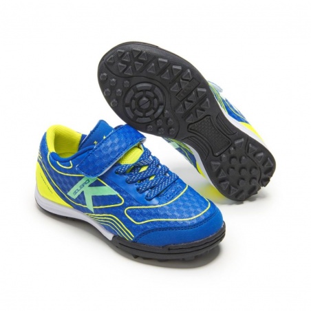 Bota De Fútbol Kelme Goleiro Elastic Turf Azul