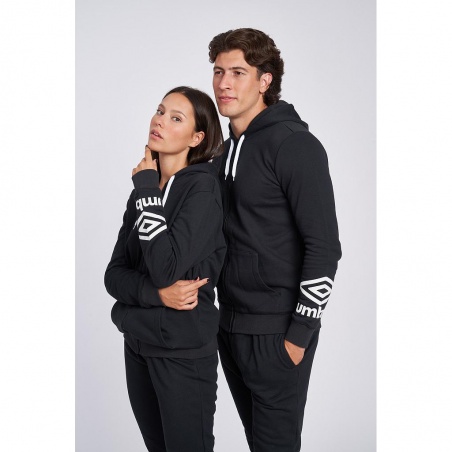 Chaqueta Umbro FW Terrace Zip Hoodie Black