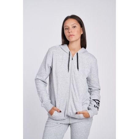 Chaqueta Umbro FW Terrace Zip Hoodie Grey Marl