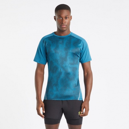 Camiseta Umbro Pro Training Elite Graphic Jersey Blue Coral