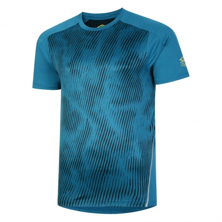 Camiseta Umbro Pro Training Elite Graphic Jersey Blue Coral