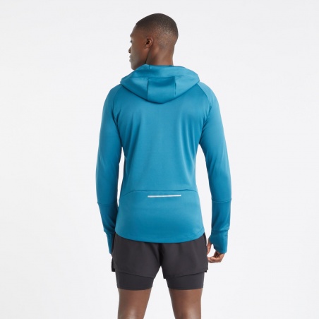 Sudadera Pro Training Elite Half Zip Hoodie Blue Coral