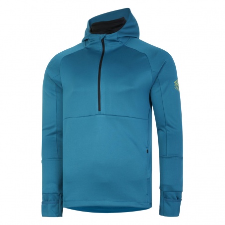 Sudadera Pro Training Elite Half Zip Hoodie Blue Coral