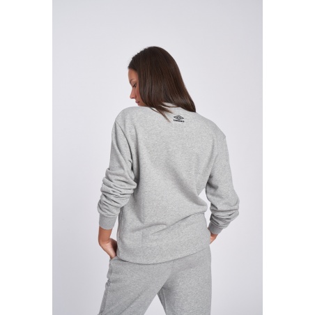 Sudadera Umbro Embossed Logo Sweat Grey Marl