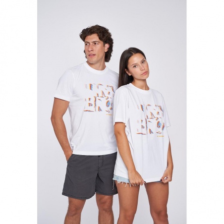 Camiseta Umbro Box Logo Graphic Tee Brilliant White