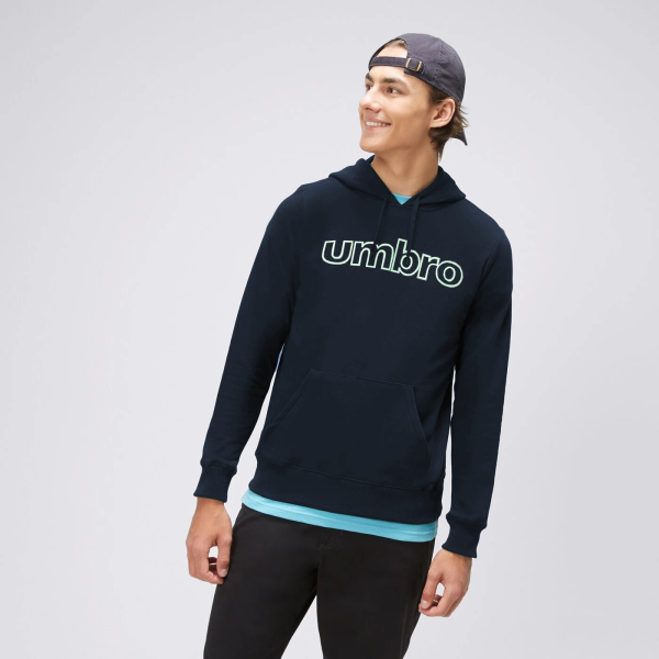Sudadera Umbro FW Linear Logo Graphic Hoodie Black / Green
