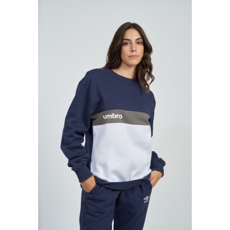 Sudadera Umbro Fw Sportswear Sweat Dark Navy / Brilliant White / Gunmetal
