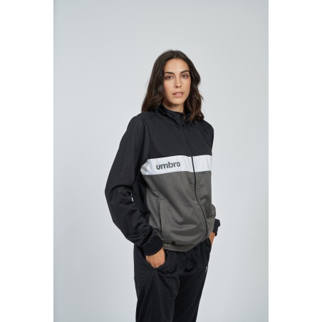 Chaqueta Umbro FW Sportswear Track Top Black / Gunmetal / Brilliant White