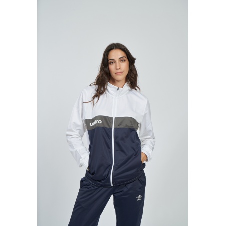 Chaqueta Umbro FW Sportswear Track Top Brilliant White / Dark Navy / Gunmetal