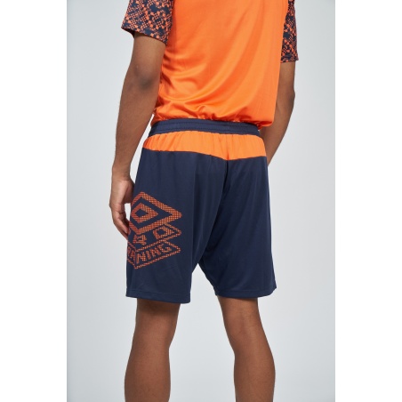 Short Pro Training Active Short Poly Short Dark Navy / Vermillion Orange