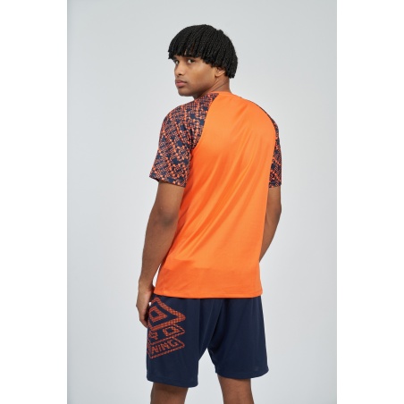 Short Pro Training Active Short Poly Short Dark Navy / Vermillion Orange
