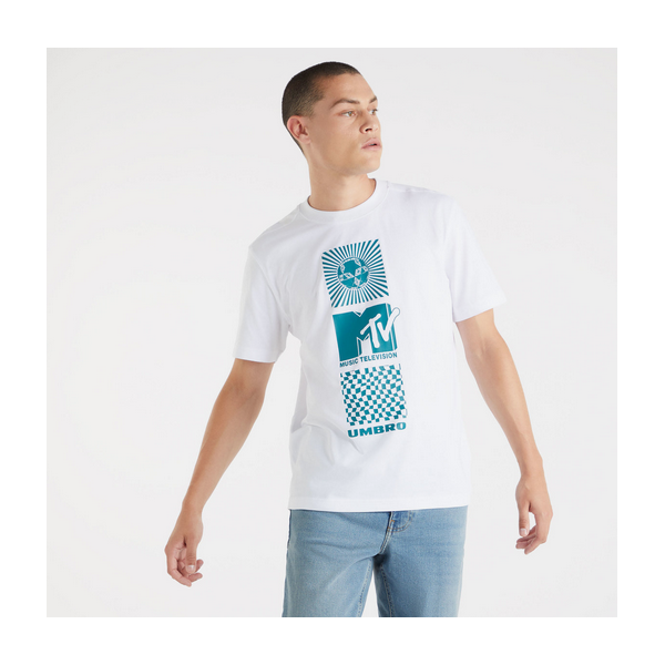Camiseta Umbro x MTV Graphic Tee Brilliant White