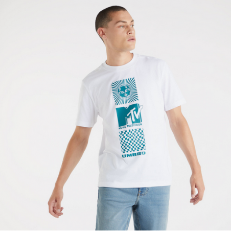 Camiseta Umbro x MTV Graphic Tee Brilliant White